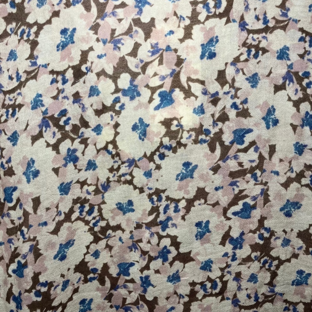 Z Supply XL Floral V-Neck Button Up Long Sleeve Blouse - Picture 6 of 12